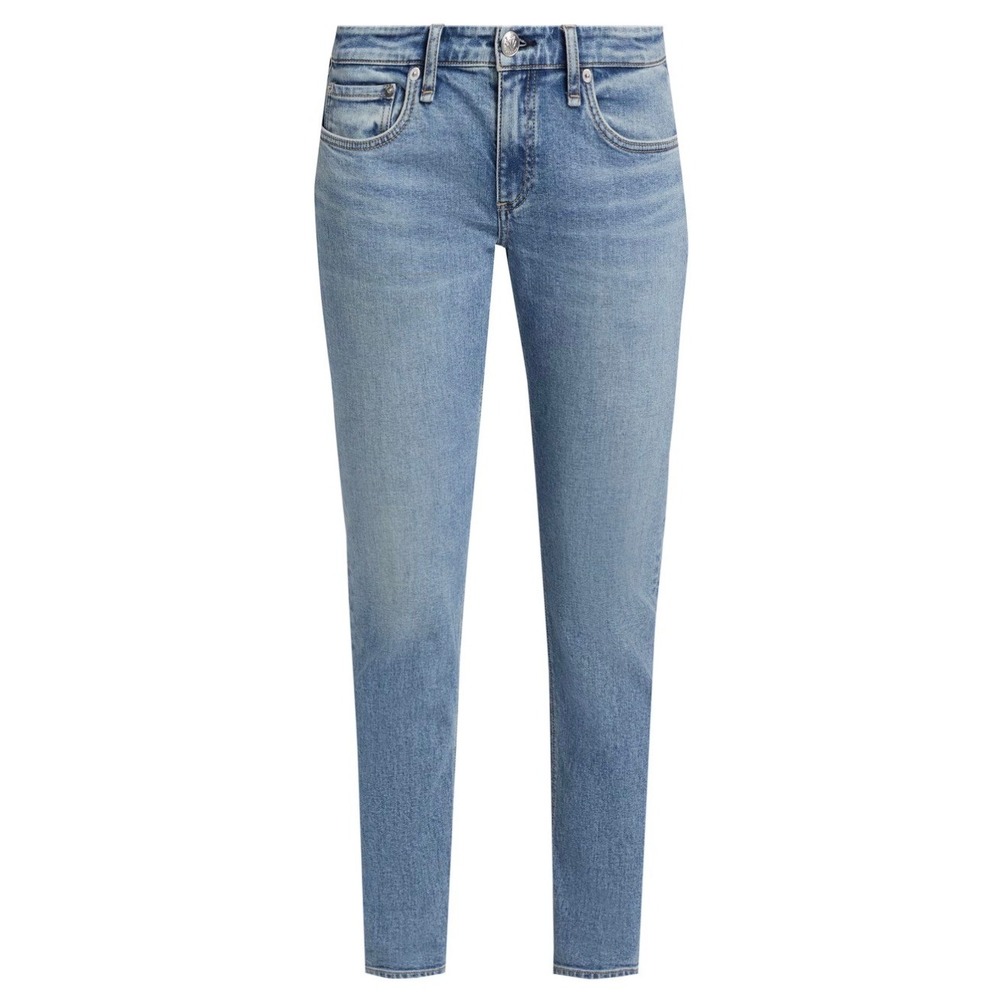 Rag & Bone JEAN Women Skinny Crop‎ Jeans Medium Wash Blue Denim Size 25